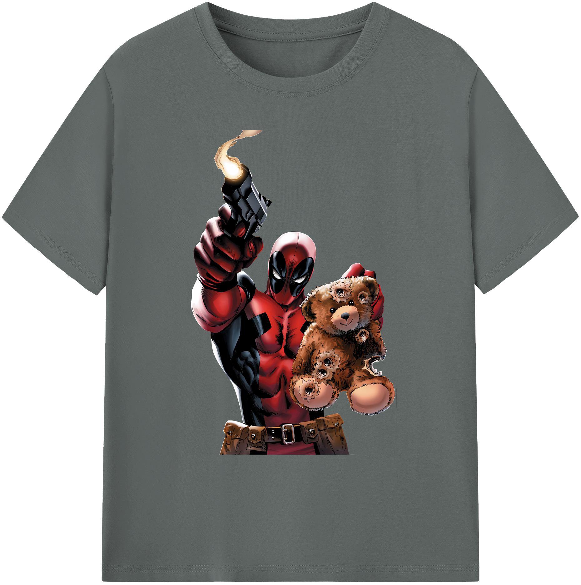 （画像用） Deadpool デッドプール 綿100％ メンズ半袖Tシャツ｜肌触りやわらか＆通気性